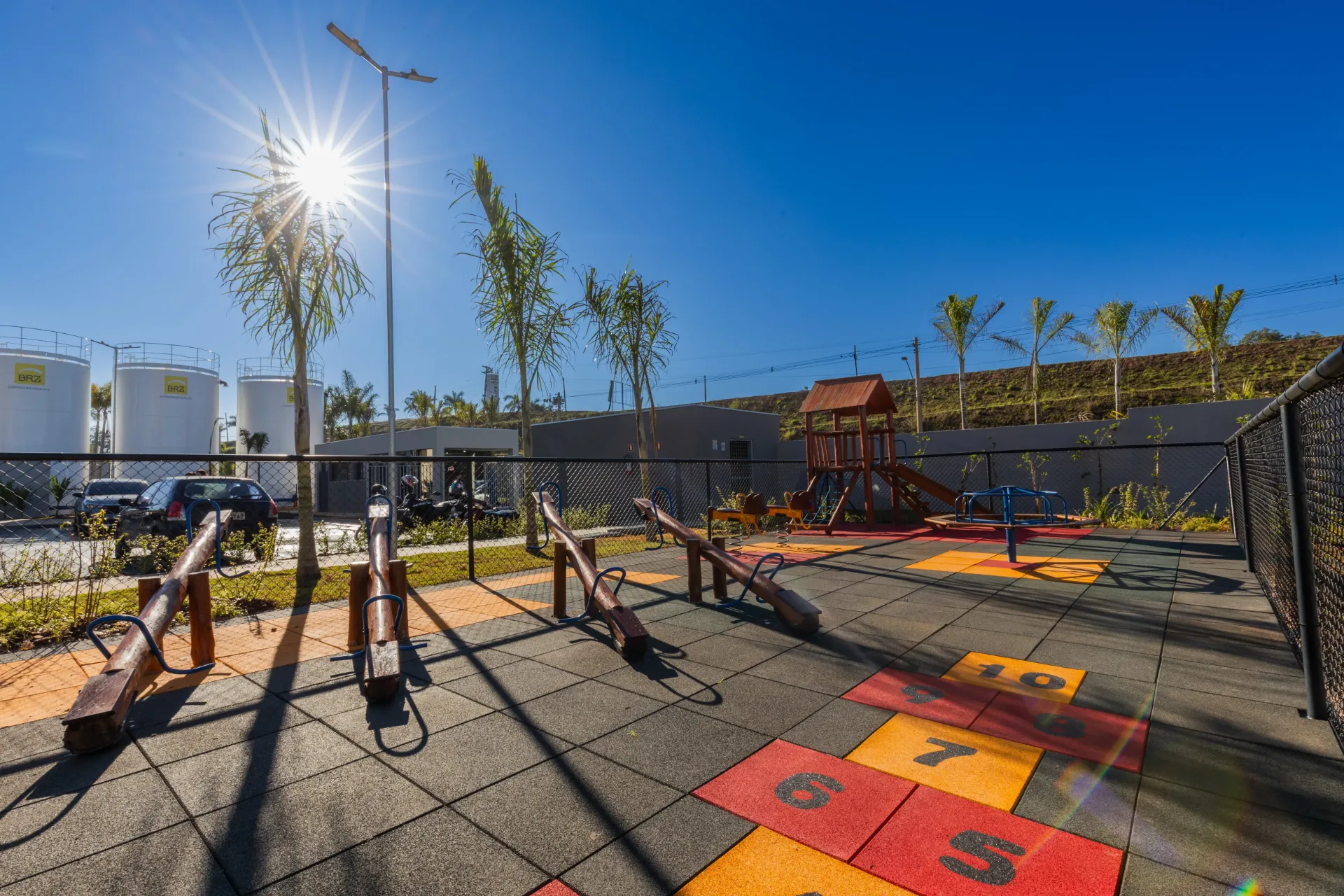 Playground infantil do Torres de Novara, foto real