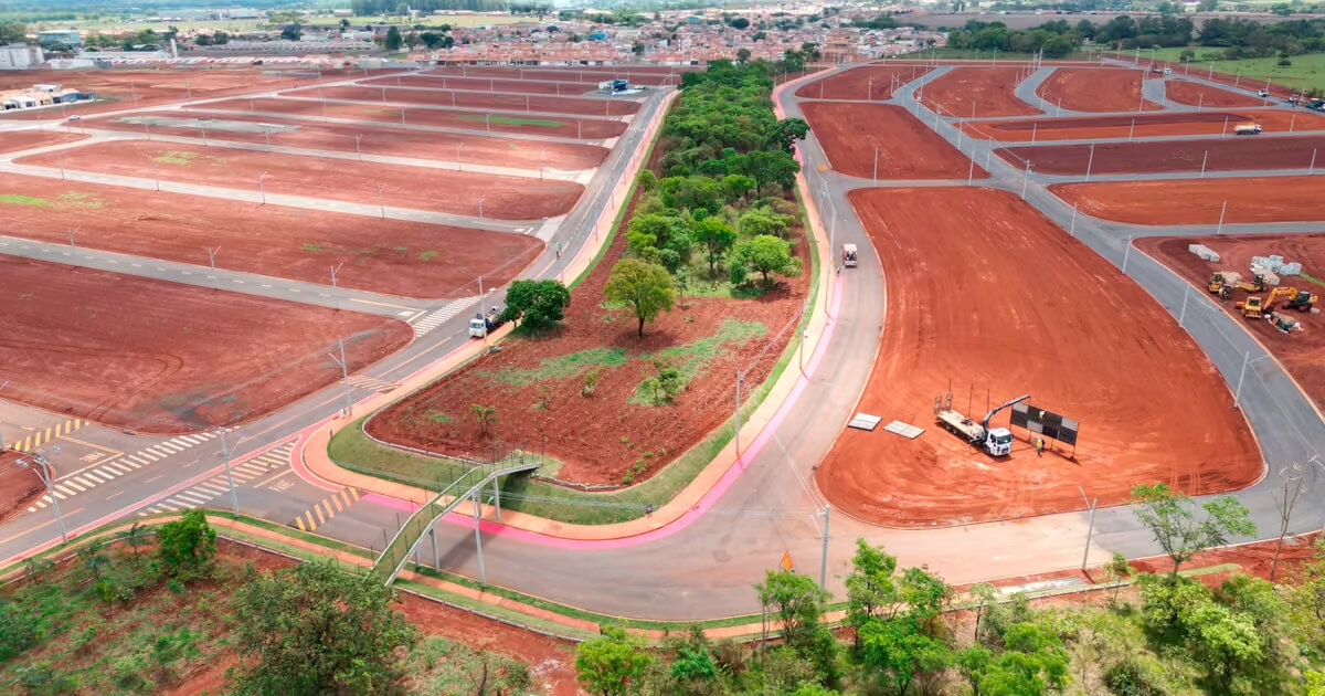 Implantação Portal Ville Tatuí - Bairro planejado com infraestrutura completa