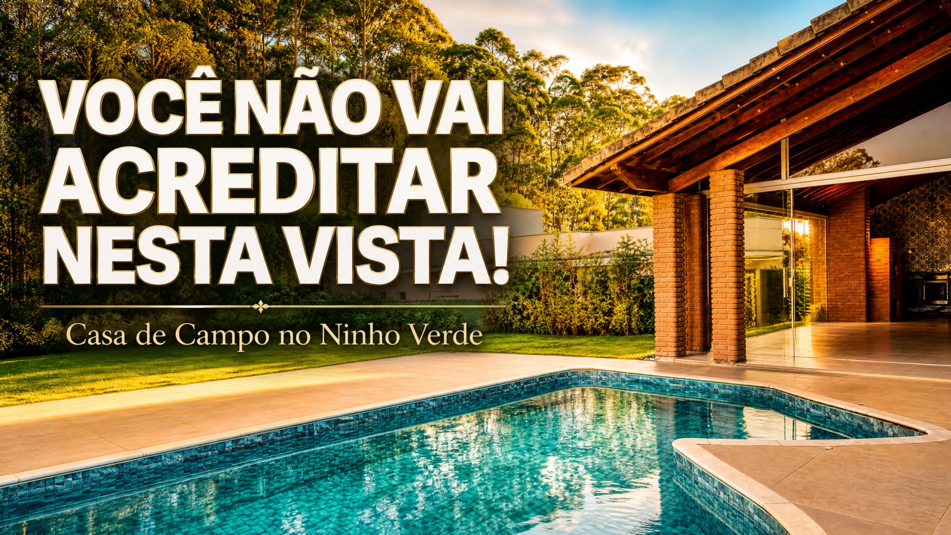 Casa de Campo no Ninho Verde 1 Eco Residence